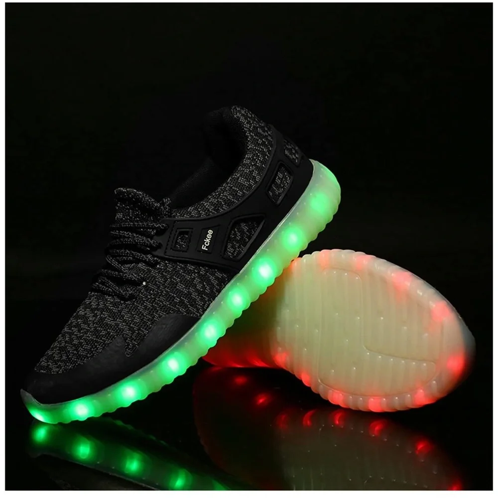 Black light up shoes - Picture 7 of 9